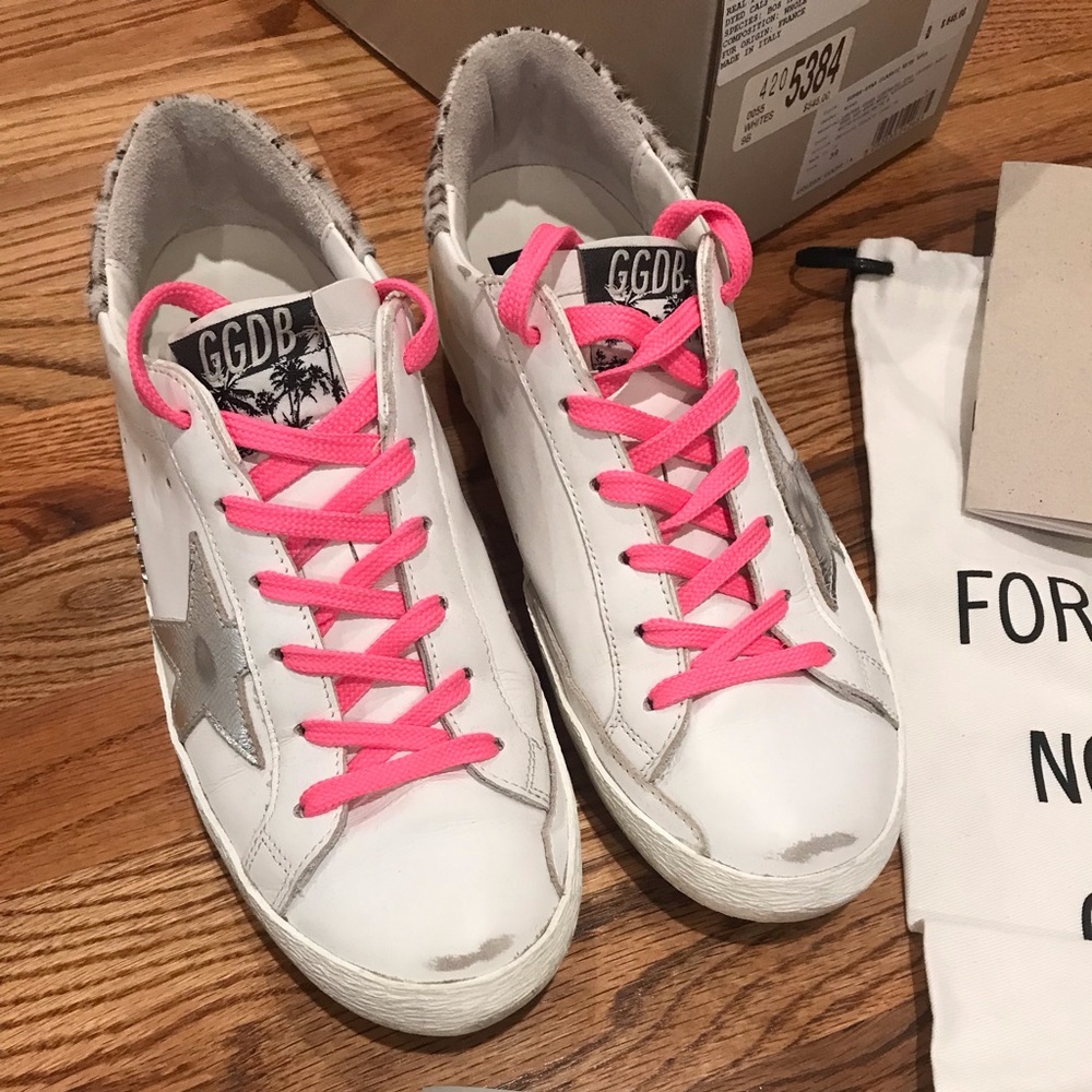 Golden goose deluxe brand superstar sneakers in excellent barely used condition!